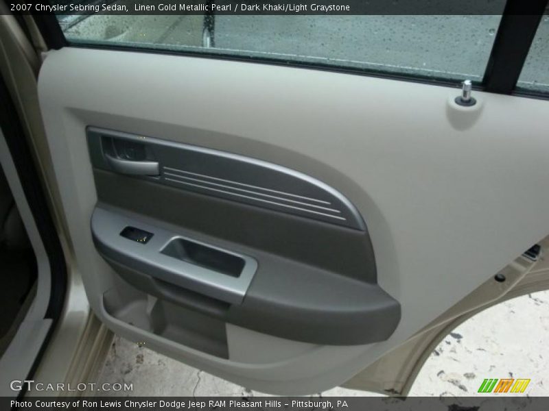 Linen Gold Metallic Pearl / Dark Khaki/Light Graystone 2007 Chrysler Sebring Sedan
