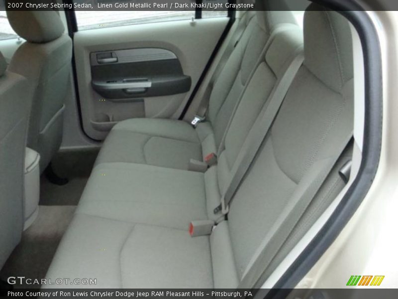 Linen Gold Metallic Pearl / Dark Khaki/Light Graystone 2007 Chrysler Sebring Sedan
