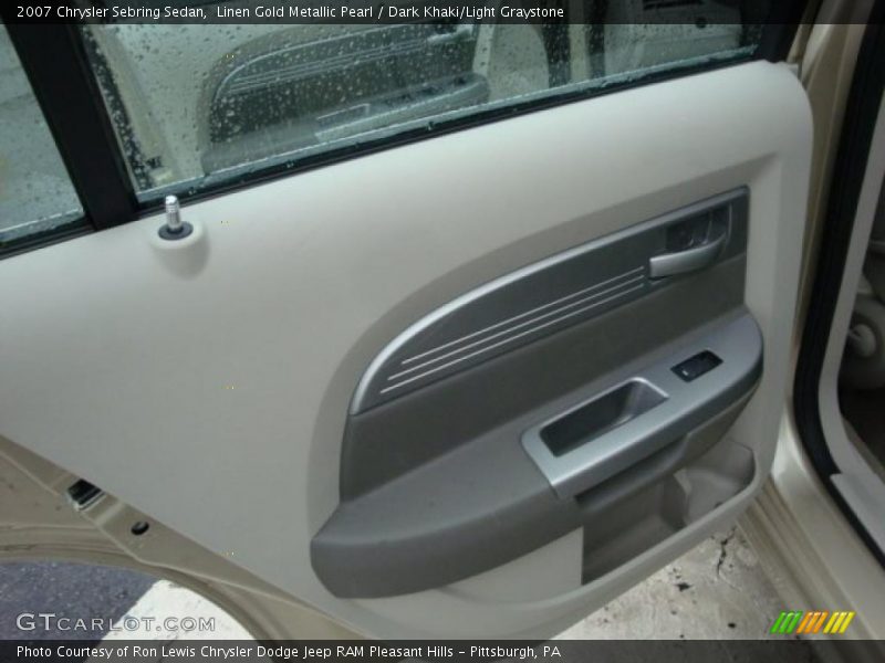 Linen Gold Metallic Pearl / Dark Khaki/Light Graystone 2007 Chrysler Sebring Sedan