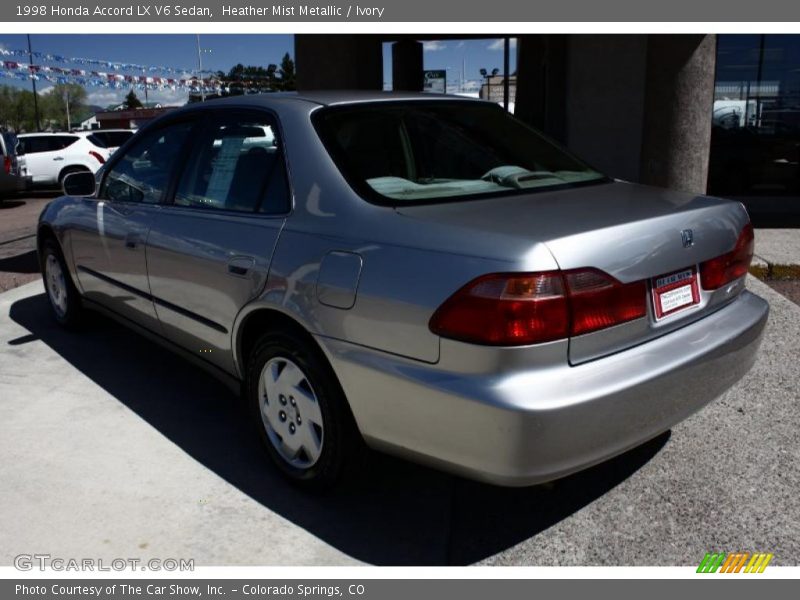 Heather Mist Metallic / Ivory 1998 Honda Accord LX V6 Sedan