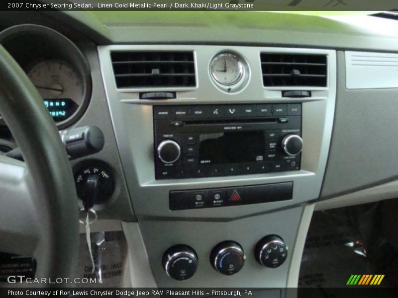 Linen Gold Metallic Pearl / Dark Khaki/Light Graystone 2007 Chrysler Sebring Sedan