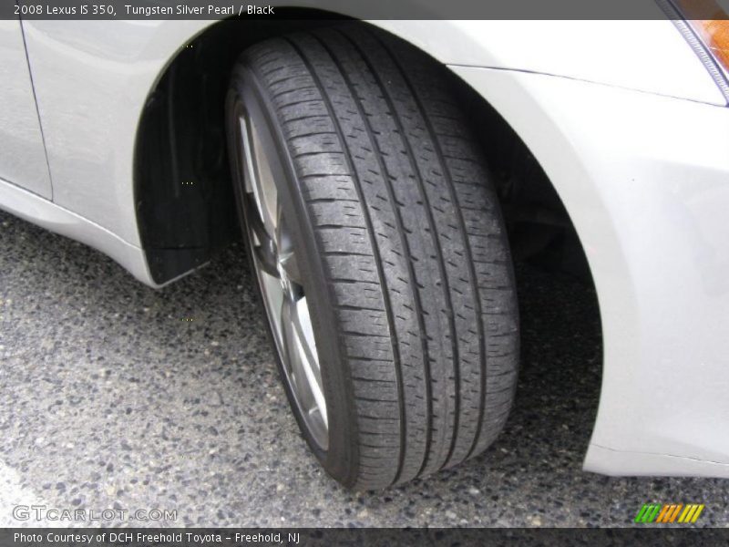 Tungsten Silver Pearl / Black 2008 Lexus IS 350