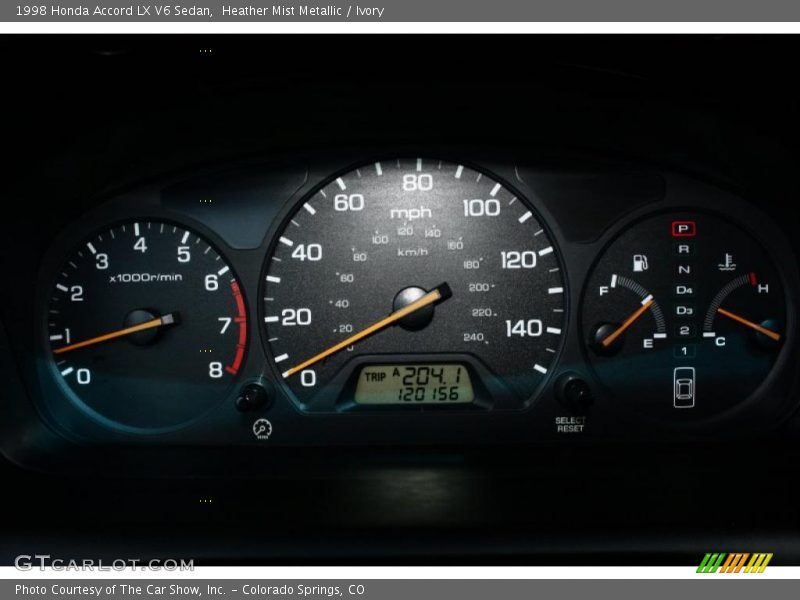 Heather Mist Metallic / Ivory 1998 Honda Accord LX V6 Sedan