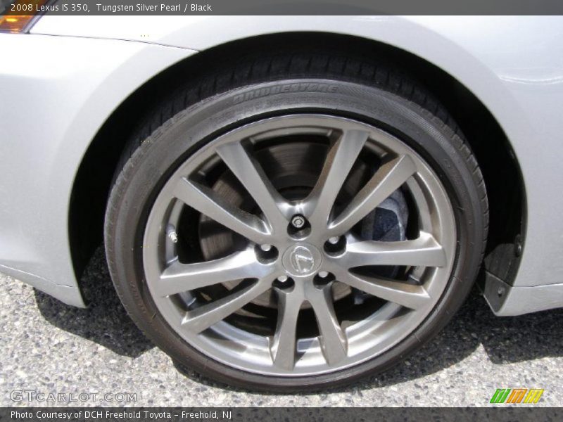 Tungsten Silver Pearl / Black 2008 Lexus IS 350