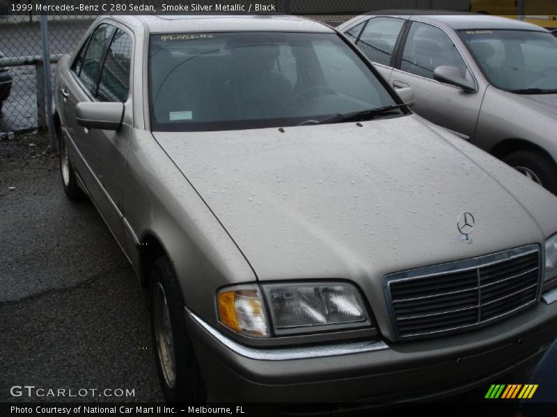 Smoke Silver Metallic / Black 1999 Mercedes-Benz C 280 Sedan