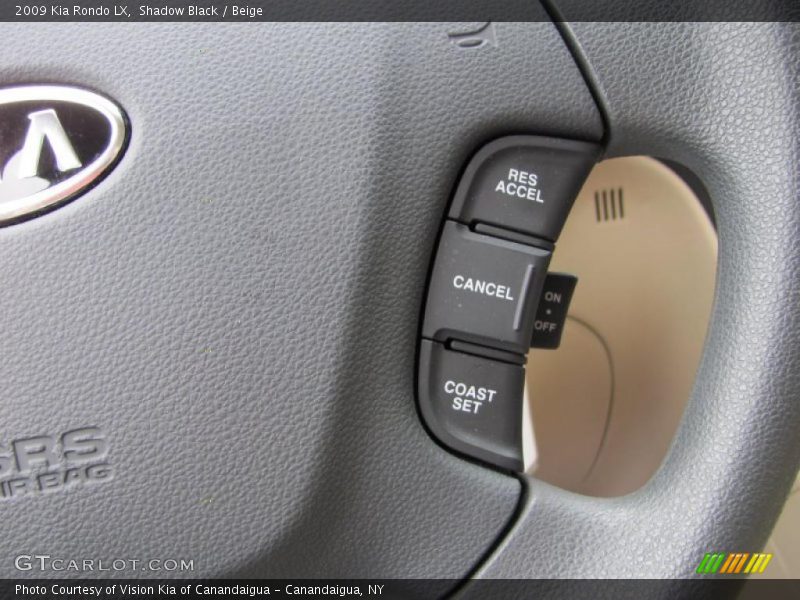 Shadow Black / Beige 2009 Kia Rondo LX