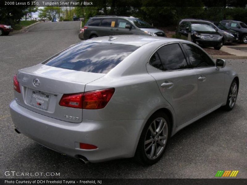 Tungsten Silver Pearl / Black 2008 Lexus IS 350