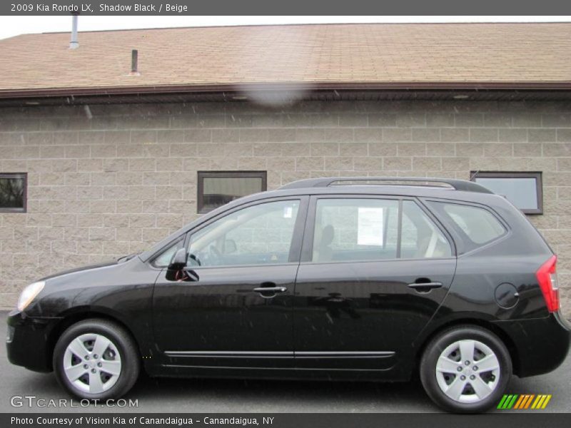 Shadow Black / Beige 2009 Kia Rondo LX
