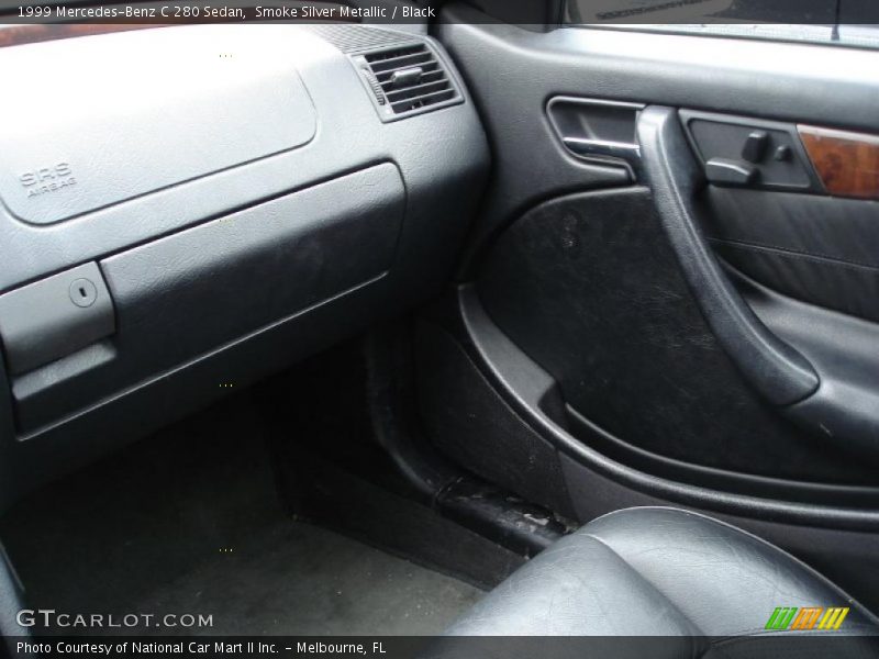 Smoke Silver Metallic / Black 1999 Mercedes-Benz C 280 Sedan