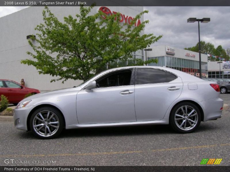 Tungsten Silver Pearl / Black 2008 Lexus IS 350