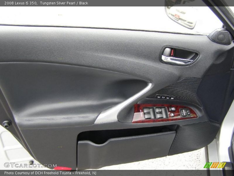 Tungsten Silver Pearl / Black 2008 Lexus IS 350