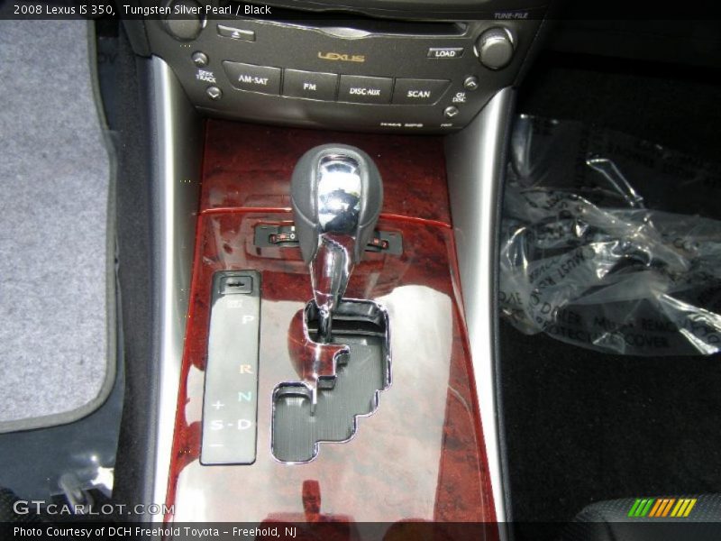 Tungsten Silver Pearl / Black 2008 Lexus IS 350