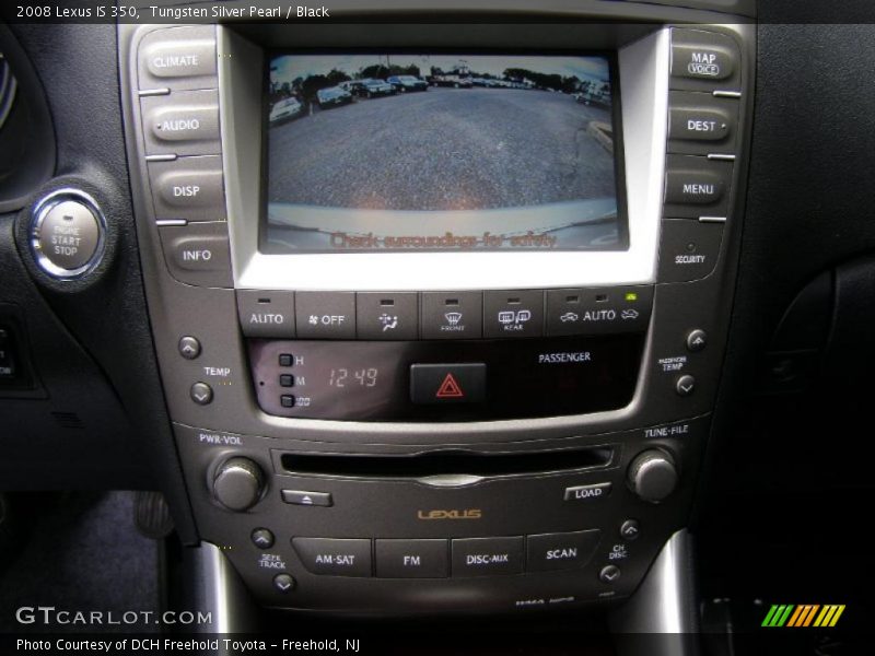 Tungsten Silver Pearl / Black 2008 Lexus IS 350