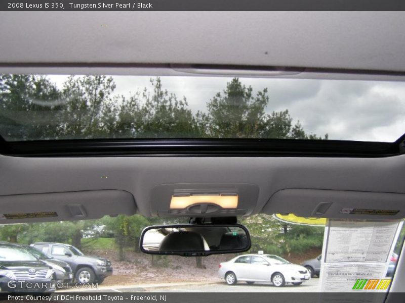Tungsten Silver Pearl / Black 2008 Lexus IS 350