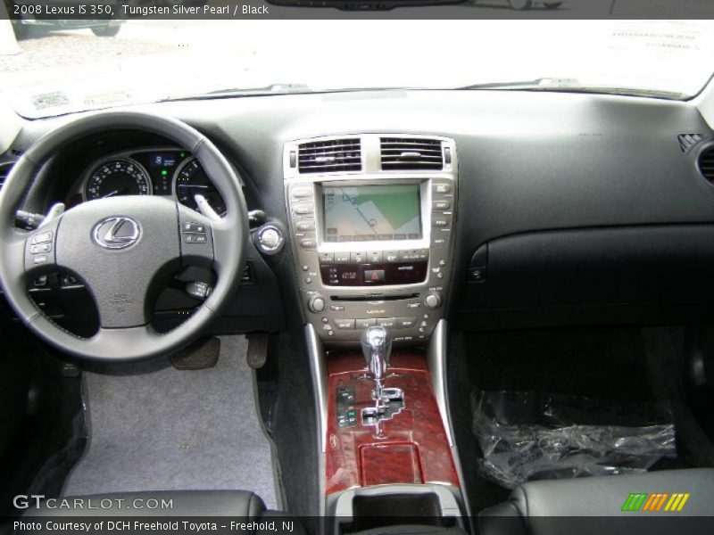 Tungsten Silver Pearl / Black 2008 Lexus IS 350