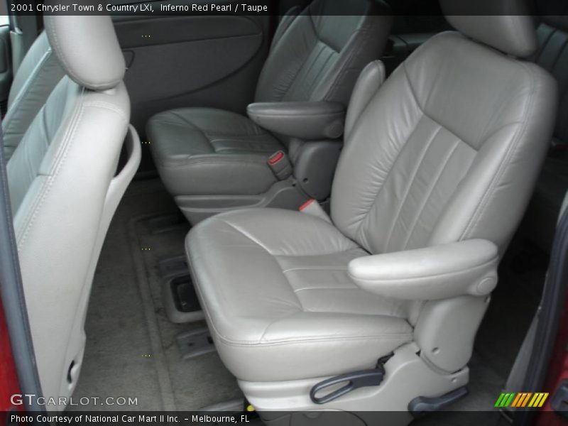 Inferno Red Pearl / Taupe 2001 Chrysler Town & Country LXi