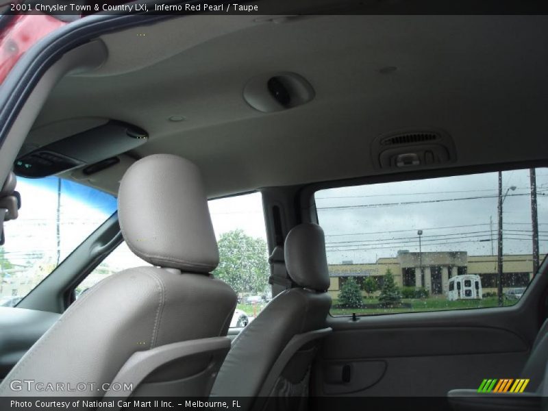 Inferno Red Pearl / Taupe 2001 Chrysler Town & Country LXi