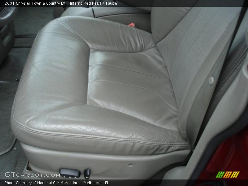 Inferno Red Pearl / Taupe 2001 Chrysler Town & Country LXi