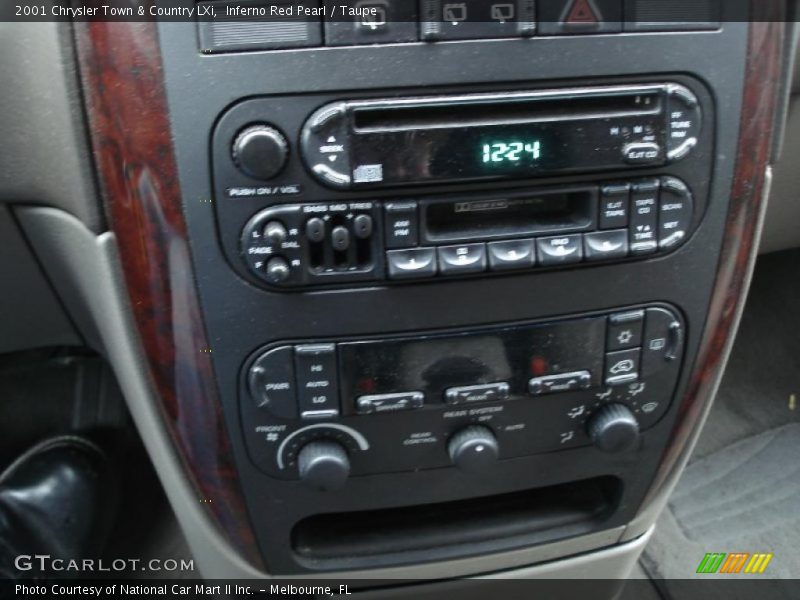 Inferno Red Pearl / Taupe 2001 Chrysler Town & Country LXi