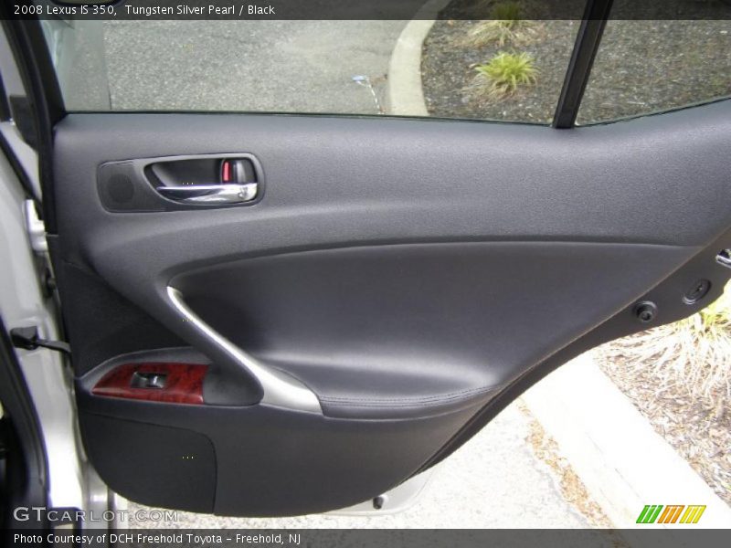Tungsten Silver Pearl / Black 2008 Lexus IS 350