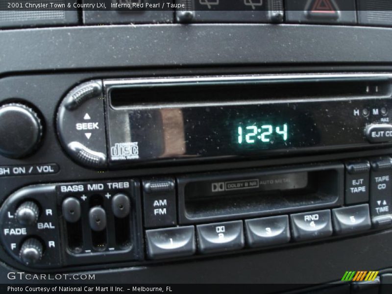 Inferno Red Pearl / Taupe 2001 Chrysler Town & Country LXi