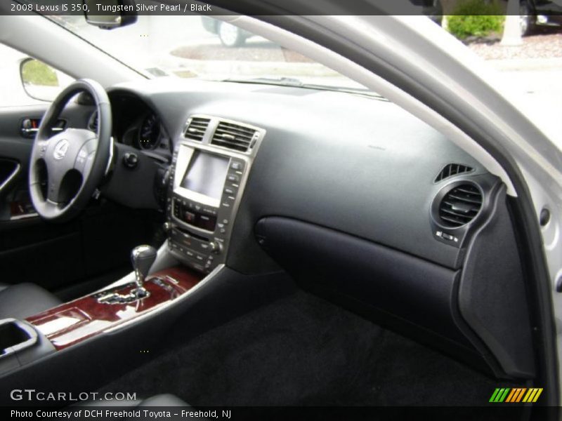 Tungsten Silver Pearl / Black 2008 Lexus IS 350