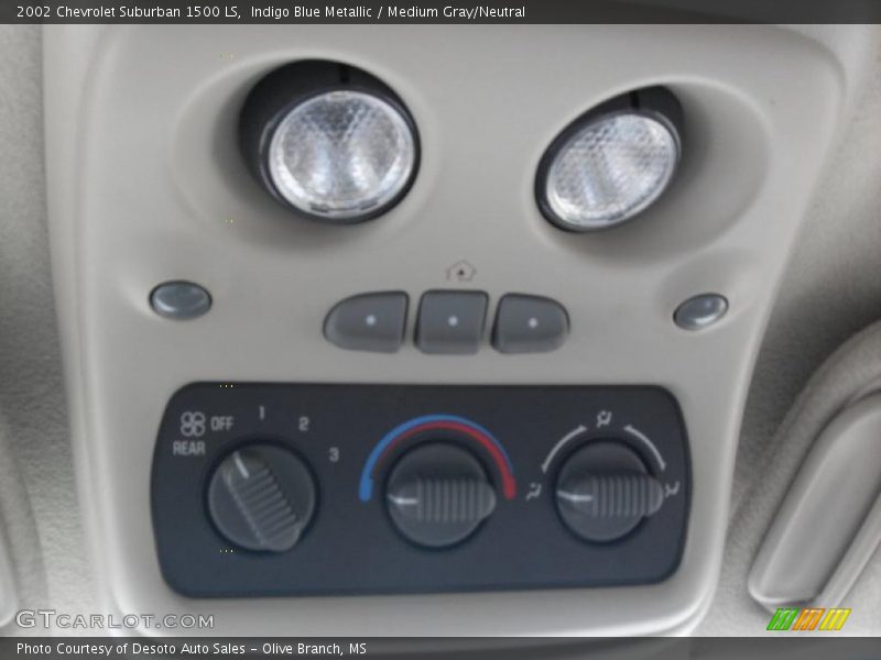 Indigo Blue Metallic / Medium Gray/Neutral 2002 Chevrolet Suburban 1500 LS