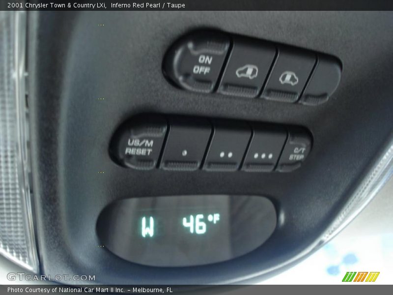 Inferno Red Pearl / Taupe 2001 Chrysler Town & Country LXi