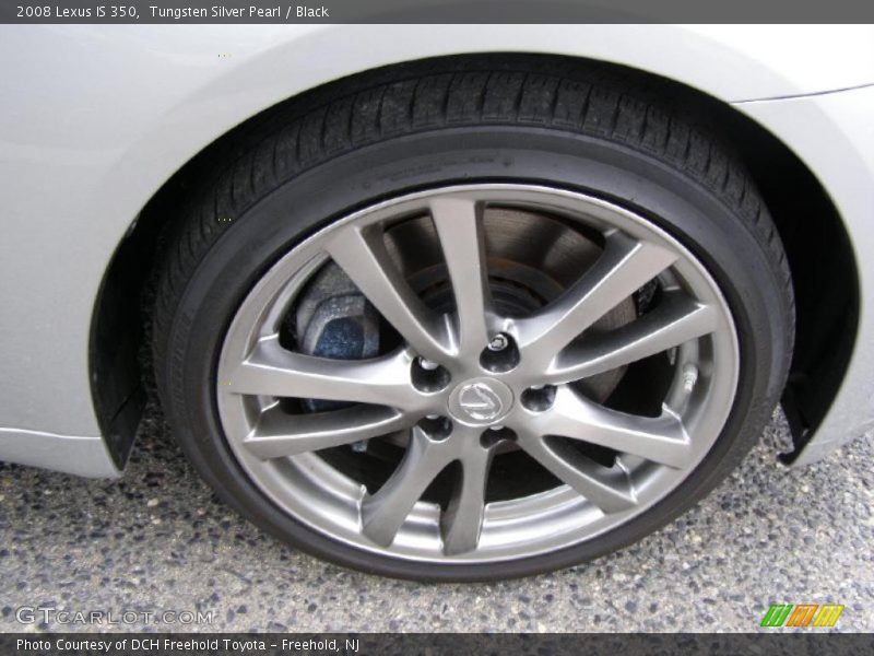 Tungsten Silver Pearl / Black 2008 Lexus IS 350