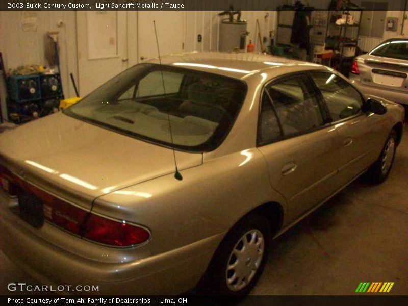 Light Sandrift Metallic / Taupe 2003 Buick Century Custom