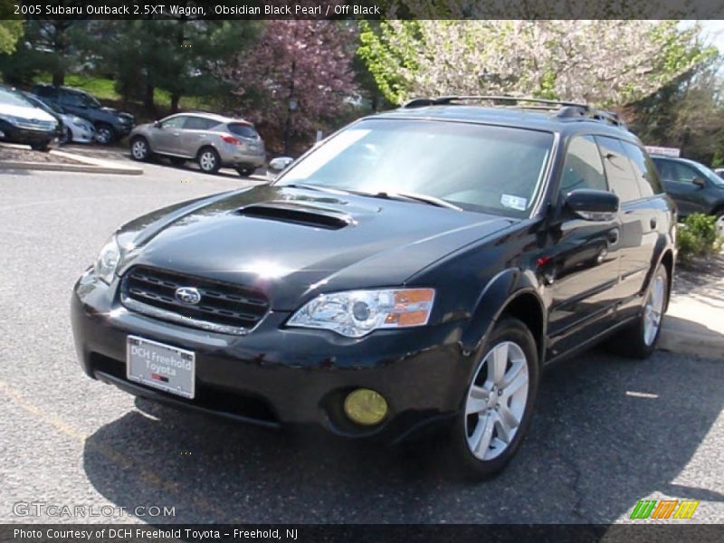 Obsidian Black Pearl / Off Black 2005 Subaru Outback 2.5XT Wagon