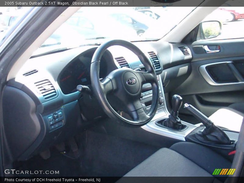 Obsidian Black Pearl / Off Black 2005 Subaru Outback 2.5XT Wagon