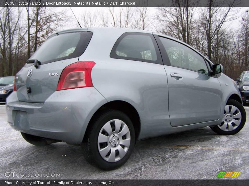 Meteorite Metallic / Dark Charcoal 2008 Toyota Yaris S 3 Door Liftback