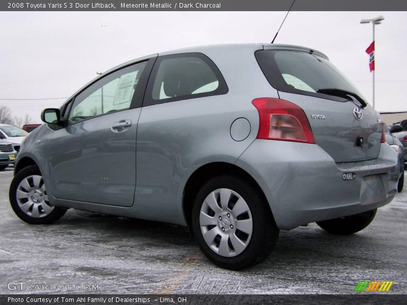 Meteorite Metallic / Dark Charcoal 2008 Toyota Yaris S 3 Door Liftback