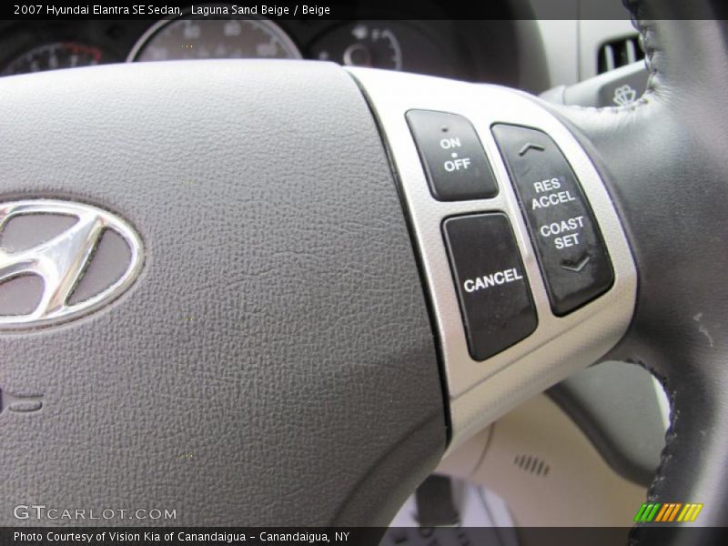 Laguna Sand Beige / Beige 2007 Hyundai Elantra SE Sedan