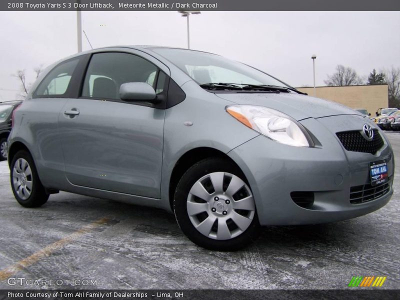 Meteorite Metallic / Dark Charcoal 2008 Toyota Yaris S 3 Door Liftback