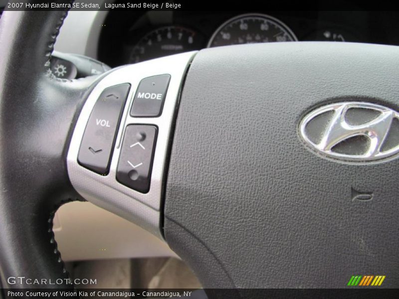 Laguna Sand Beige / Beige 2007 Hyundai Elantra SE Sedan