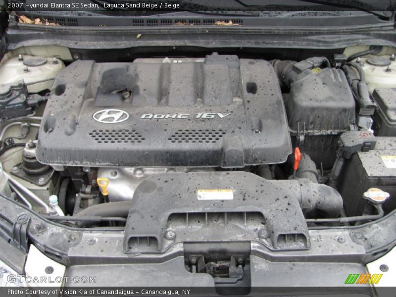 Laguna Sand Beige / Beige 2007 Hyundai Elantra SE Sedan