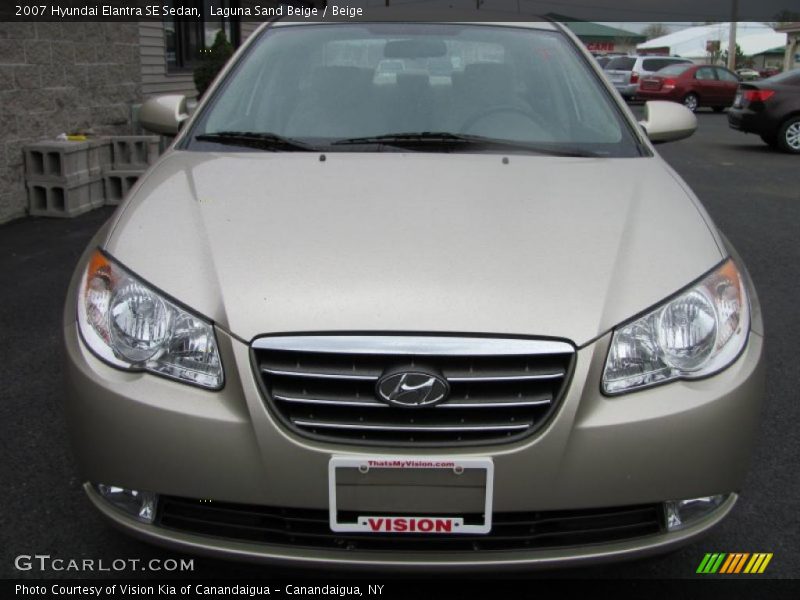 Laguna Sand Beige / Beige 2007 Hyundai Elantra SE Sedan