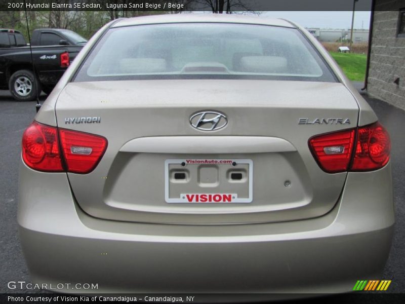 Laguna Sand Beige / Beige 2007 Hyundai Elantra SE Sedan