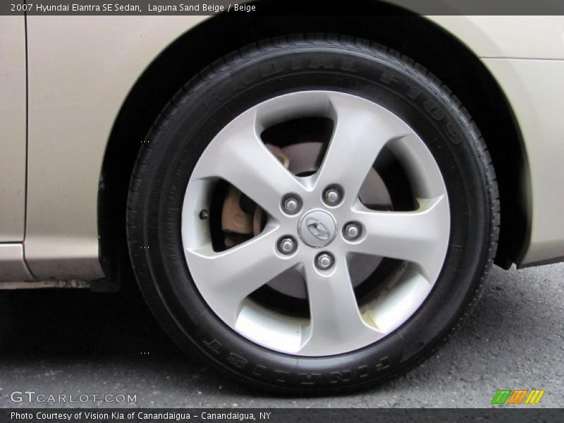 Laguna Sand Beige / Beige 2007 Hyundai Elantra SE Sedan