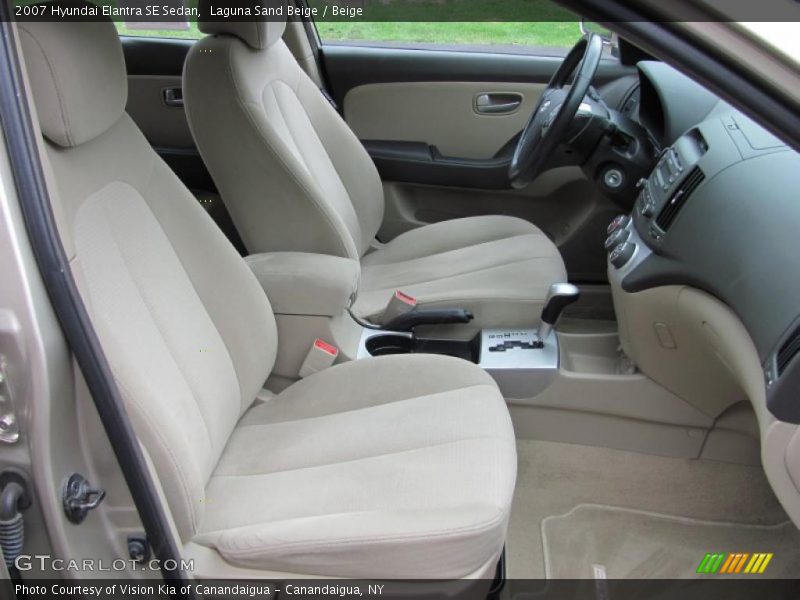 Laguna Sand Beige / Beige 2007 Hyundai Elantra SE Sedan