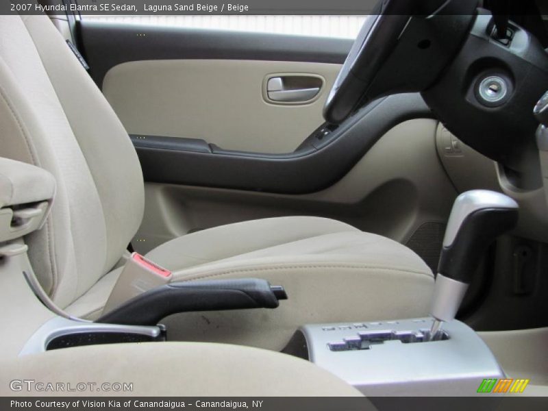 Laguna Sand Beige / Beige 2007 Hyundai Elantra SE Sedan