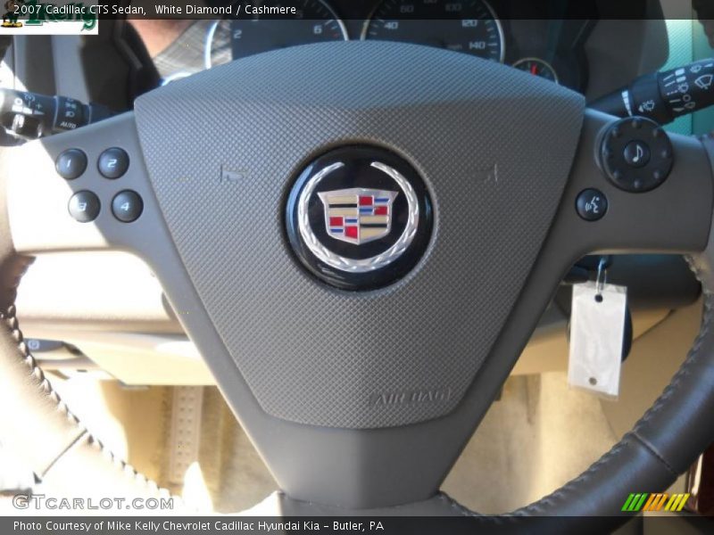 White Diamond / Cashmere 2007 Cadillac CTS Sedan