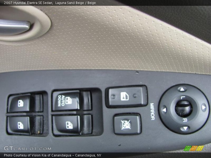 Laguna Sand Beige / Beige 2007 Hyundai Elantra SE Sedan