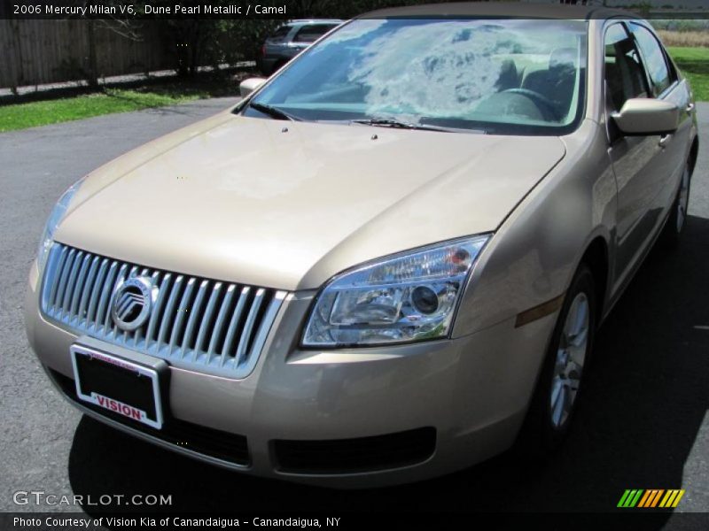 Dune Pearl Metallic / Camel 2006 Mercury Milan V6