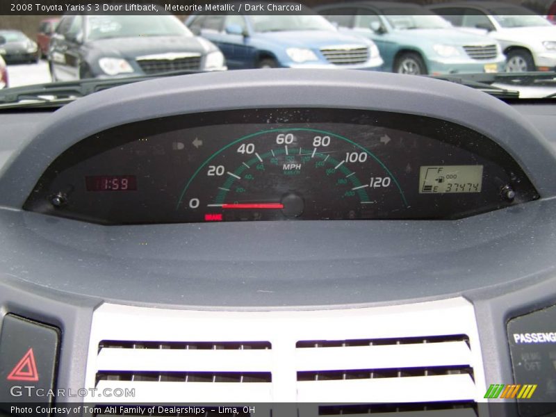 Meteorite Metallic / Dark Charcoal 2008 Toyota Yaris S 3 Door Liftback