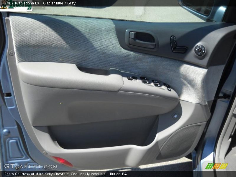 Glacier Blue / Gray 2007 Kia Sedona EX