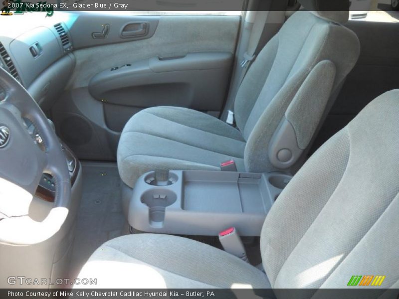 Glacier Blue / Gray 2007 Kia Sedona EX