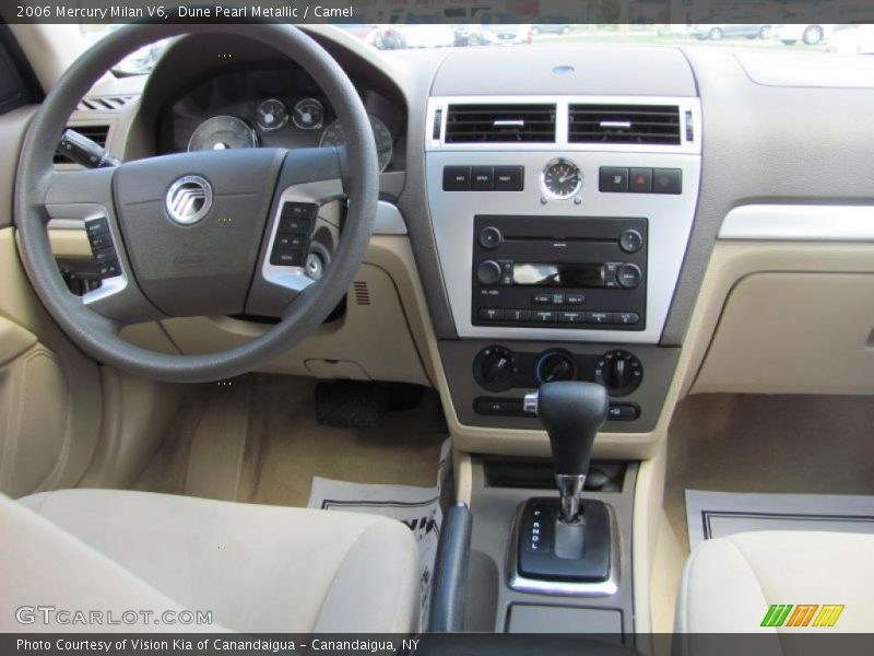 Dune Pearl Metallic / Camel 2006 Mercury Milan V6